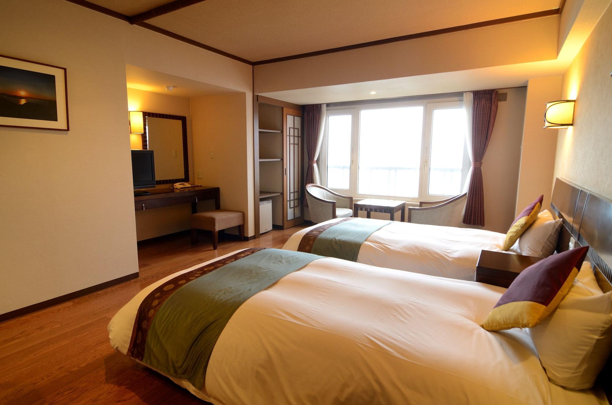Toyako Manseikaku Hotel Lakeside Terrace Kültér fotó