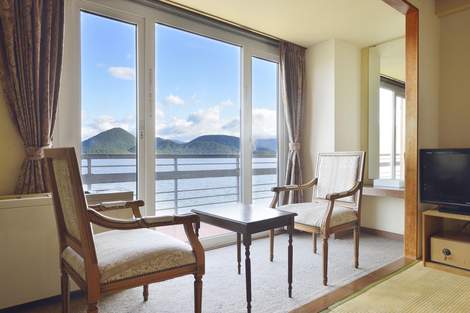 Toyako Manseikaku Hotel Lakeside Terrace Kültér fotó