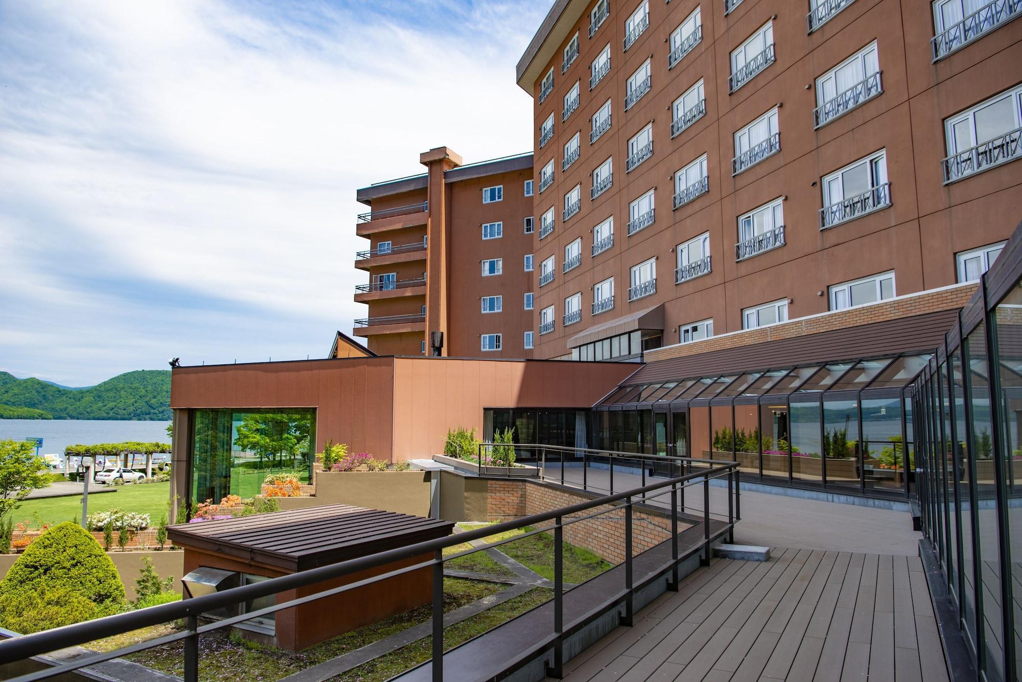 Toyako Manseikaku Hotel Lakeside Terrace Kültér fotó